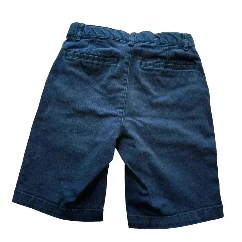 The Children’s Place Navy Pull On School Uniform Soft Short Pants SZ 8 #2166